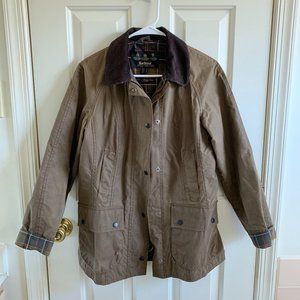 Women's US Size 4 Brown Barbour Waxed Jacket